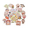 Cartoon Monkey Paper Stickers Set X-DIY-G066-35-1