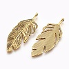 Tibetan Style Alloy Leaf Big Pendants X-PALLOY-A15448-AG-2