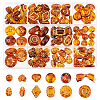   99Pcs 12 Style Imitation Amber Transparent Acrylic Beads MACR-PH0001-69-1