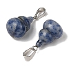 Natural Blue Spot Jasper Pendants G-B127-03P-03-2