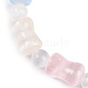 Natural Selenite Beaded Stretch Bracelets for Women BJEW-F481-02-3