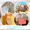2Pcs Bowknot Heart Plastic Pendant Decorations DIY-BBC0002-28B-5