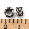 Retro 304 Stainless Steel European Beads STAS-B071-04AS-2