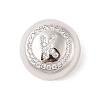 Rack Plating Brass & Cubic Zirconia Pendants KK-Z047-07P-K-RS-1