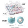 68Pcs 9 Colors Handmade Porcelain Beads PORC-FS0001-23C-4