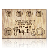 Wood Shot Glasses Tray AJEW-WH0422-003-1