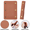4Pcs Detachable PU Imitation Leather Bag Handle Wrap PURS-BBC0001-08D-3