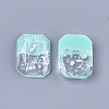 Two Tone Resin Cabochons X-CRES-T014-06D-3
