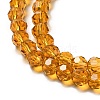 Transparent Glass Beads Strands LS-EGLA-A035-T4mm-D04-4