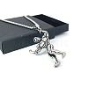 Vintage Stainless Steel Gym Muscle Man Pendant Necklaces for Men KO1152-1