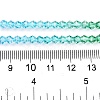 Gradient Color Baking Painted Glass Bead Strands DGLA-A039-T2mm-A018-5