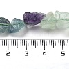 Raw Rough Natural Fluorite Beads Strands G-P528-B03-02-4