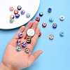 Acrylic & Resin & Polymer Clay Rhinestone European Beads FPDL-S015-04C-4