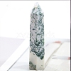 Point Tower Natural Moss Agate Healing Stone Wands PW-WG027AD-02-1