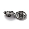 Alloy Shank Buttons BUTT-WH0027-15B-01-2