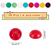 ARRICRAFT 36Pcs 9 Style Synthetic & Natural Gemstone Cabochons G-AR0004-55-2