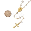 Rosary Bead Necklaces NJEW-JN04883-3