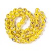 Handmade Foil Lampwork Beads LAMP-T021-31H-2
