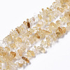 Natural Citrine Beads Strands G-R465-13-1