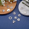 12Pcs 12 Style 304 Stainless Steel Charms STAS-SZ0001-48-4