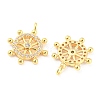 925 Sterling Silver Micro Pave Cubic Zirconia Charms STER-Q190-04G-2