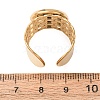 304 Stainless Steel Cable Chain Cuff Ring Components SA-CBA94B1-01G-04-3