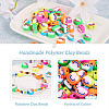 Fashewelry 100Pcs 5 Style Handmade Polymer Clay Beads FIND-FW0001-33-14