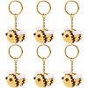  DIY 3D Bee Charm Keychain Making Kit DIY-NB0007-27-1