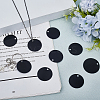 25Pcs Aluminum Pendants FIND-SP0002-55B-B-4