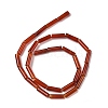 Natural Red Agate(Dyed & Heated) Beads Strands G-H087-H02-01B-3