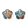 Transparent Spray Painted Glass Beads LS-GLAA-N035-029-G01-2