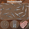 100Pcs Tibetan Style Alloy Pendants TIBEP-SC0003-53AS-6