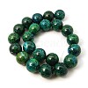Synthetic Chrysocolla Beads Strands LS-G-L529-B01-10mm-4