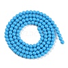 Synthetic Turquoise Beads Strands G-U004-02F-3