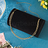 Brass Star Charm Double Layer Curb Waist Chains for Women NJEW-TA00192-5