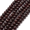 Natural Garnet Bead Strands X-G-P217-33-6mm-1