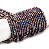 Electroplate Glass Beads Strands LS-GLAA-H021-01B-FP13-1