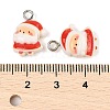 Christmas Theme Opaque Resin Pendants RESI-S08-02H-3