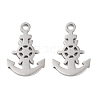 Non-Tarnish 316 Surgical Stainless Steel Charms STAS-C096-03P-1