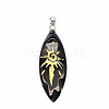 Natural Obsidian Pendants PW-WG1E8C3-04-1