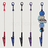 4Pcs 4 Colors Alloy Bracelet Tool Jewelry Helper Beadable Alligator Clip AJEW-SP0001-71B-7