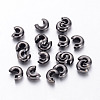 Brass Crimp Beads Covers X-KK-H290-NFB-NF-1