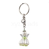 Acrylic Imitation Pearl Keychain KEYC-MZ00030-04-2