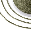 Round Waxed Polyester Cord YC-G006-01-1.0mm-37-3