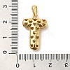 Brass Micro Pave Cubic Zirconia Pendants KK-E061-03G-20-3