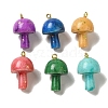 Dyed Natural Dolomite Pendants G-Q161-01-1