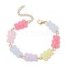 Acrylic Beads Bracelets for Women BJEW-JB11483-2