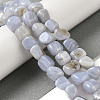 Natural Blue Lace Agate Beads Strands G-NH0017-B05-02-2