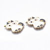 Eco-Friendly Alloy Enamel Pendants ENAM-Q437-030B-NR-3