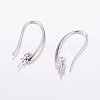 Brass Earring Hooks KK-F714-03P-2